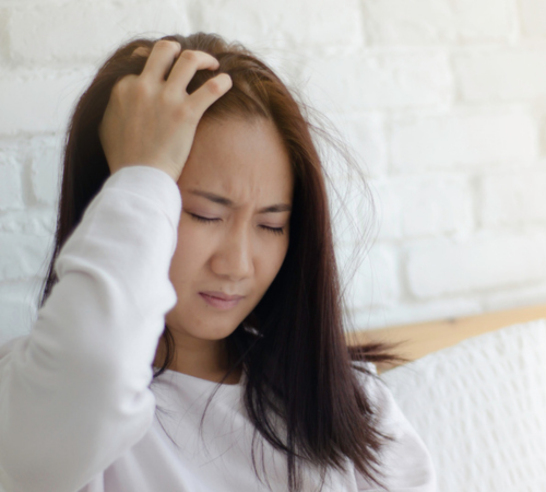woman in stress cause of nitrazepam tablets