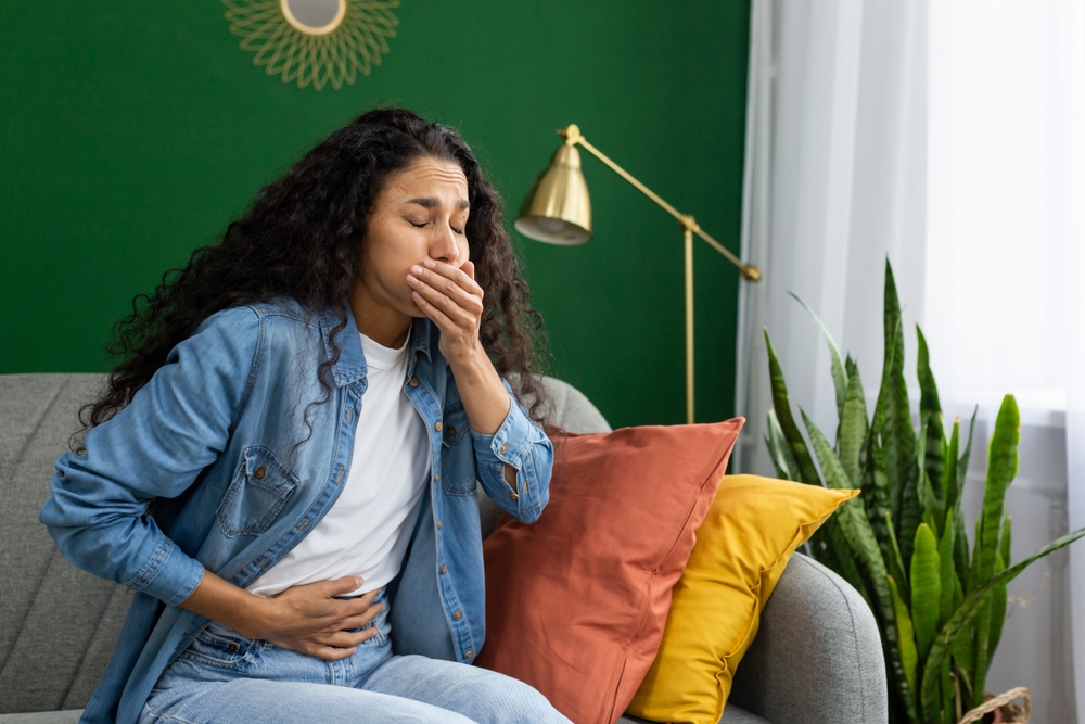 stressed-woman-vomiting