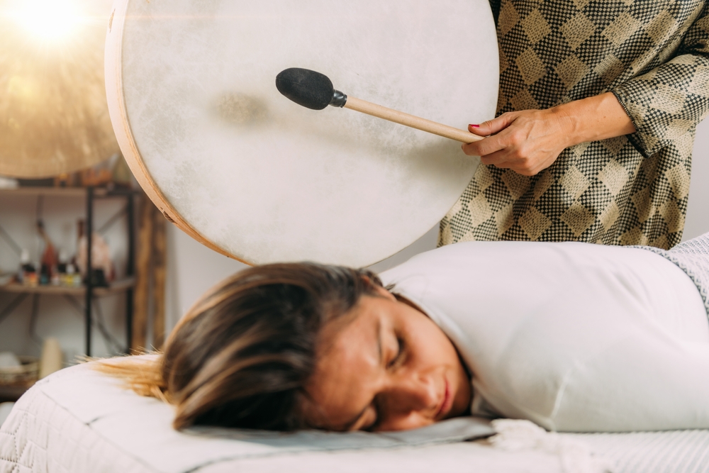 woman-in-drumming-therapy