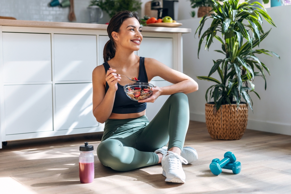 young-woman-eating-healthy-food
