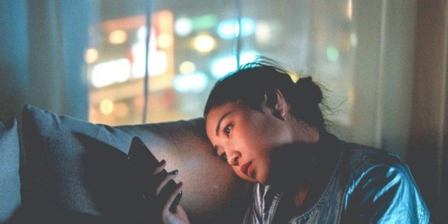 Behavioural Addiction Suffering woman