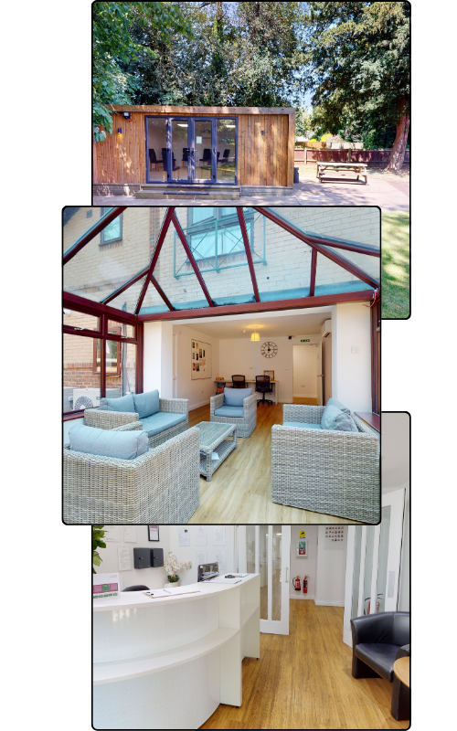 Banbury Lodge facilities collage