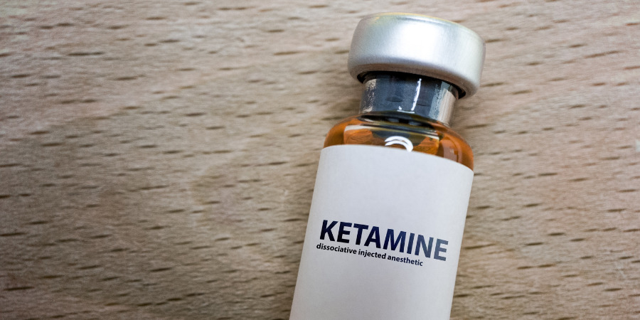 Ketamine medicine bottle