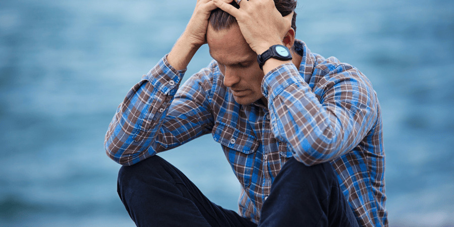 Xanax Addiction - Man struggling with xanax addiction