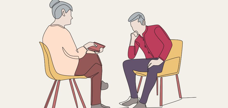 on-to-one therapy session