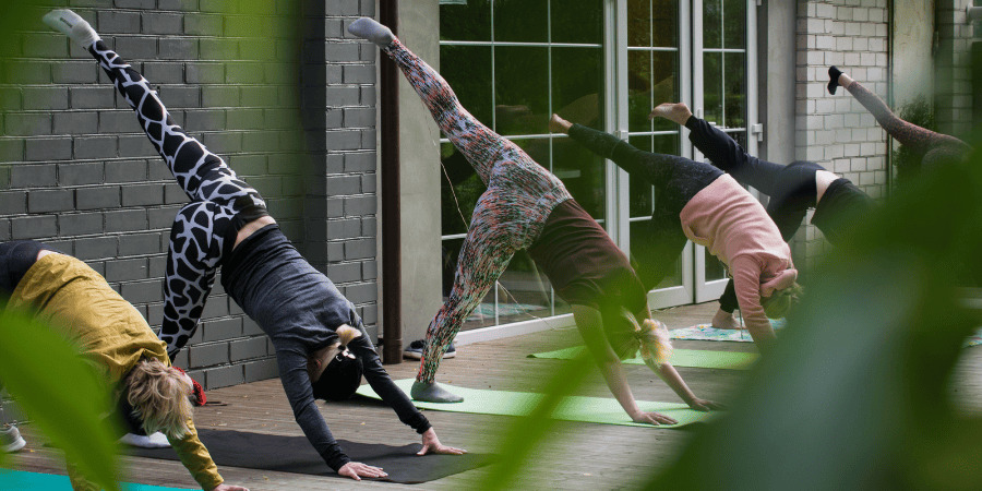 cannabis rehab yoga class