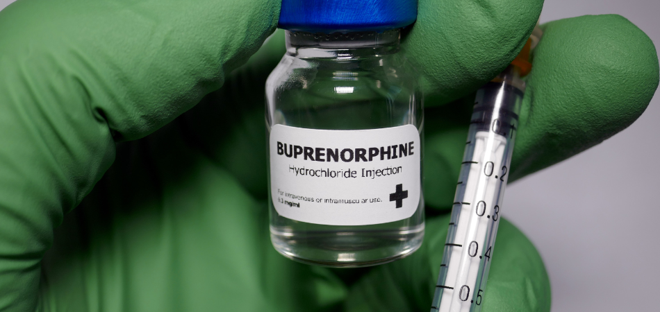 Buprenorphine addiction injection
