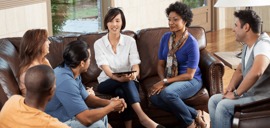 Depression and addiction group therapy