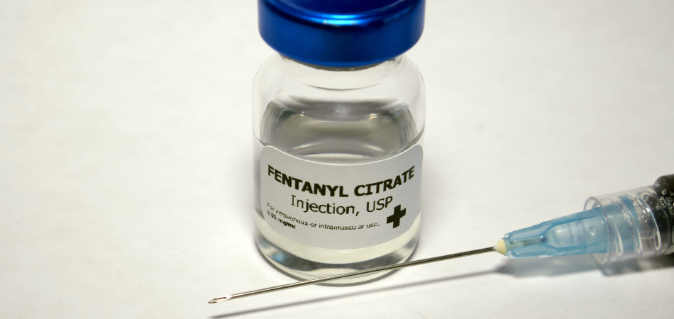 Fentanyl addiction needle