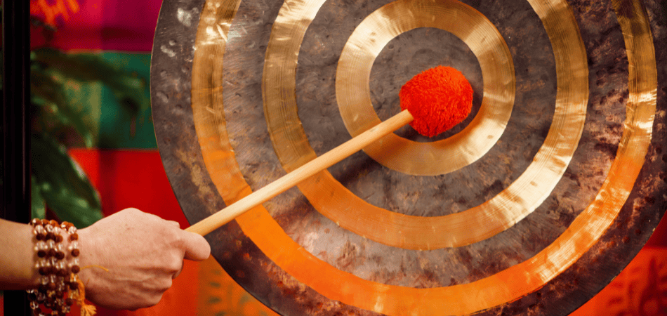 Gong bath therapy gong