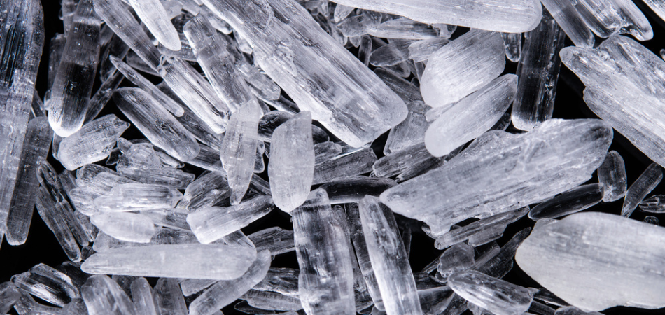 Crack cocaine crystals