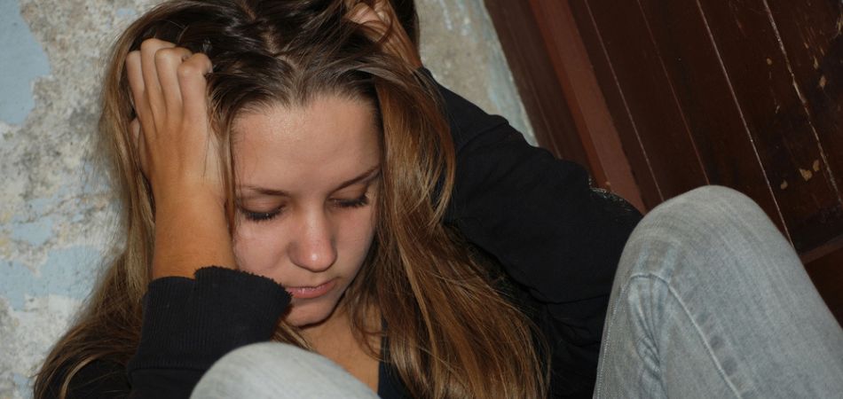 woman suffering from addiction