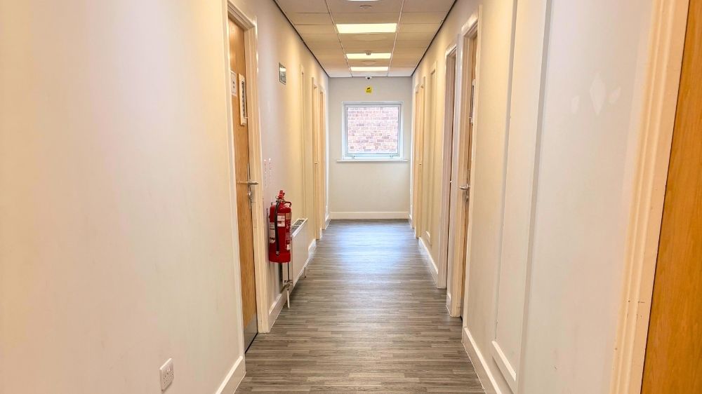 Corridor at Oasis Bradford drug and alcohol rehab