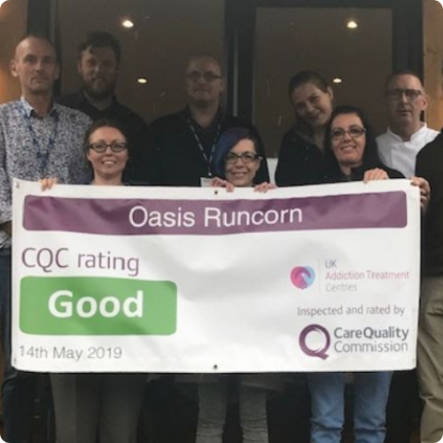 Oasis Runcorn CQC celebration