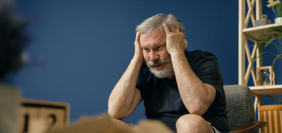 man suffring from Alzheimer
