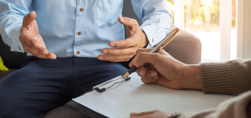 Rehab in Caterham therapy session