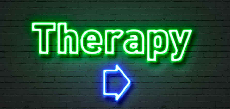 Rehab in Dorking therapy sign