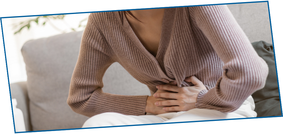 Stomach pain from clonazepam withdrawal