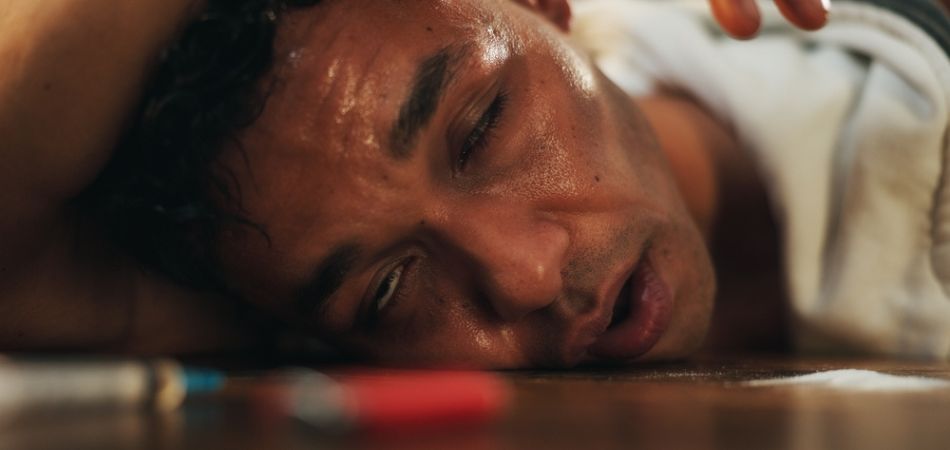 Man suffring from Addiction