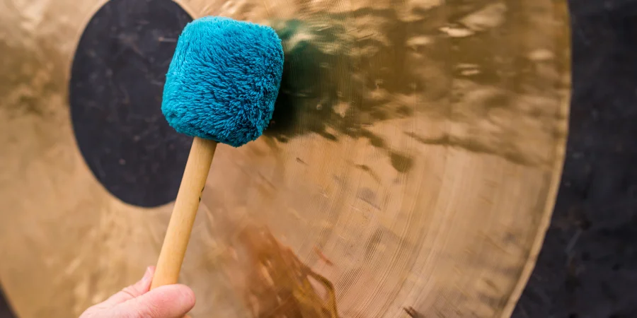 A gong bath being used in stimulant rehab