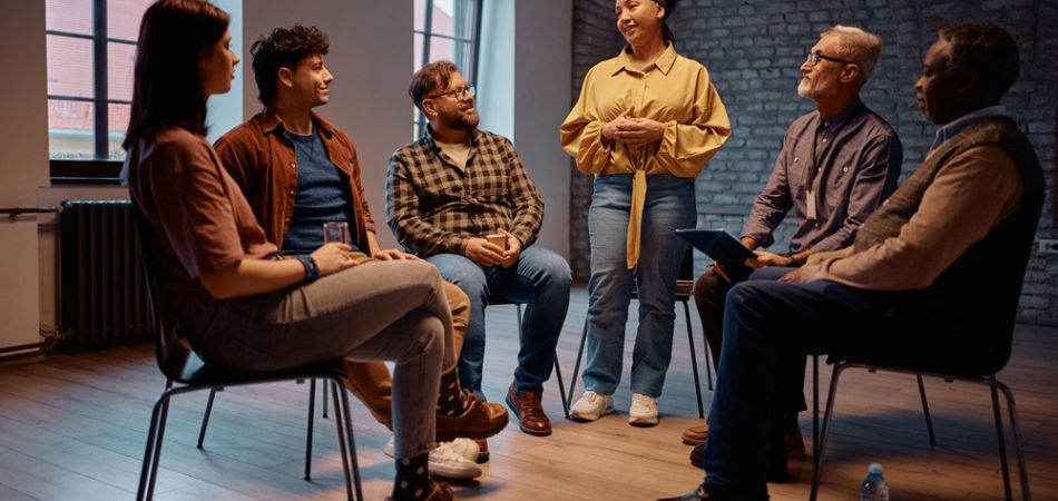 na meetings at rehab