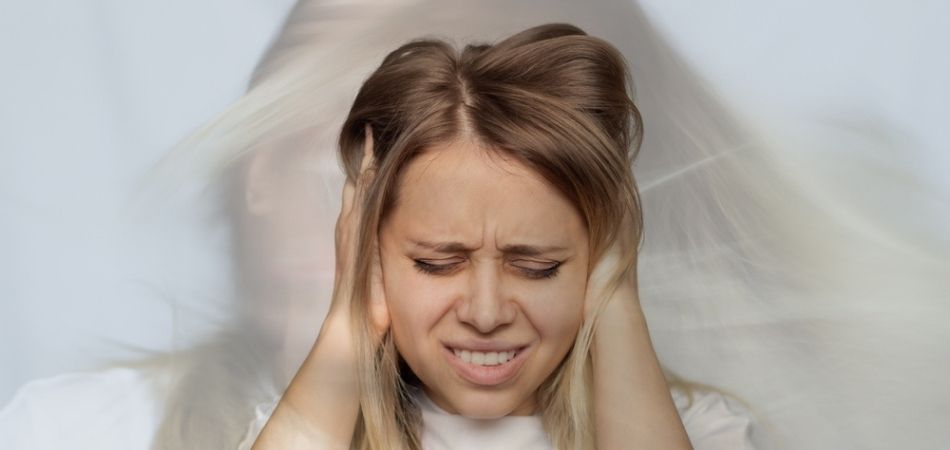 woman suffering Schizophrenia