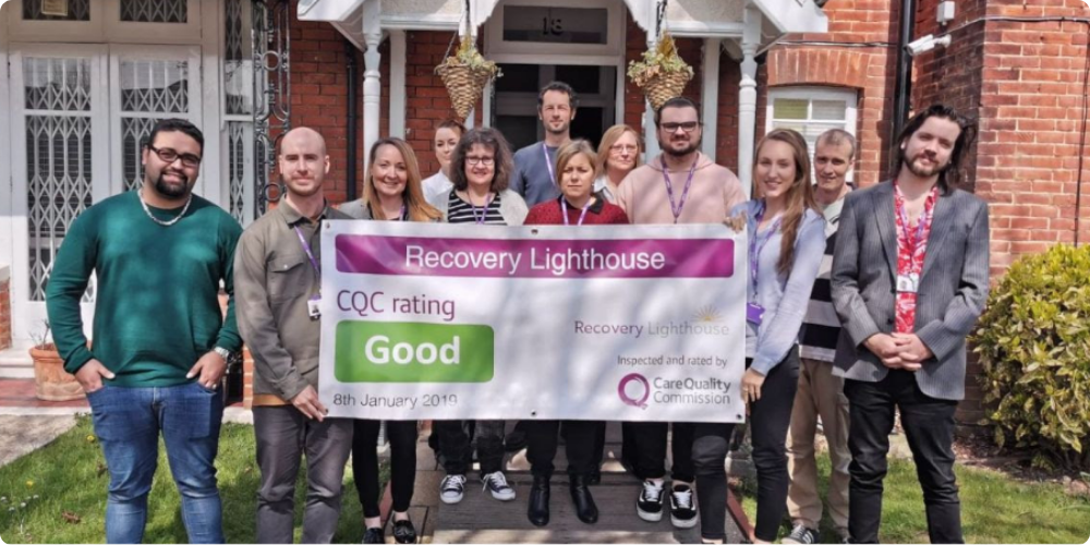Recovery Lighthouse CQC celebration