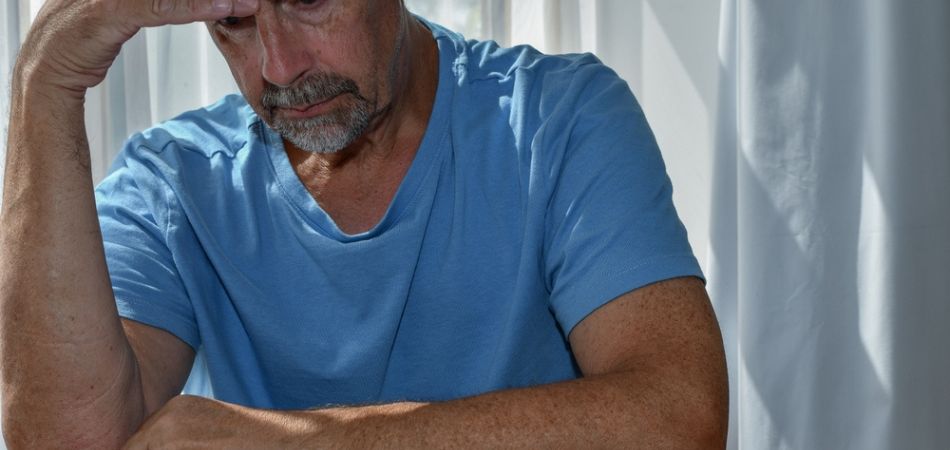 old man depressed and suffring relapse