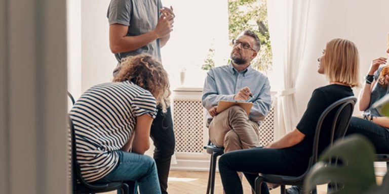 Drug Rehab Group Therapy Session