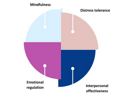 The 4 skills of DBT