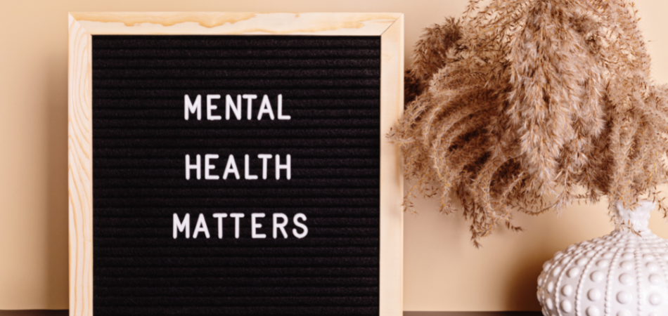 Mental health matters sign