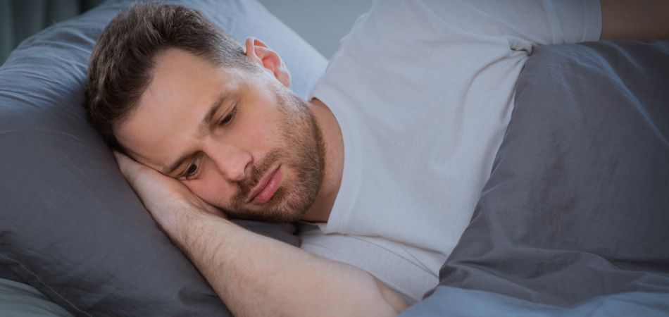 Man facing sleeping issues