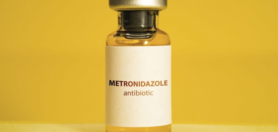Metronidazole lequid in bottle