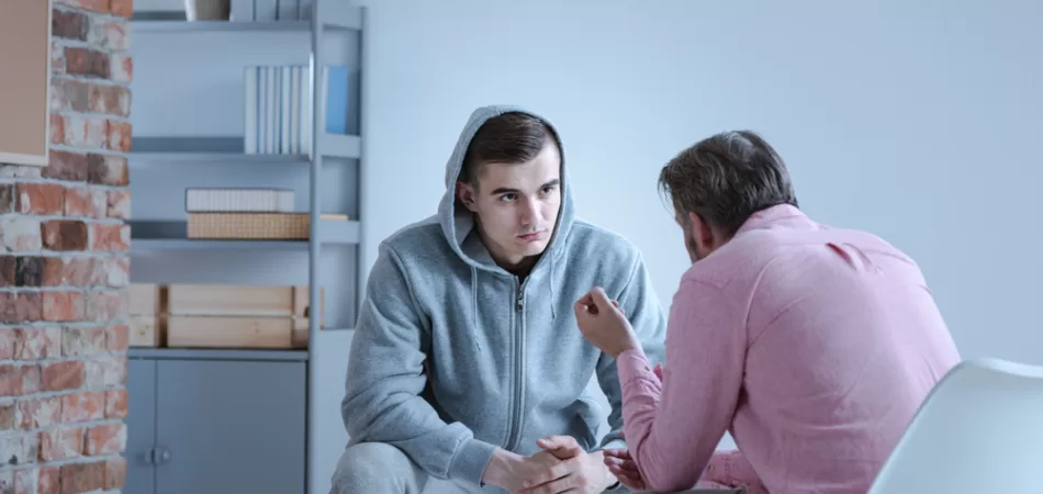 Man in therapy